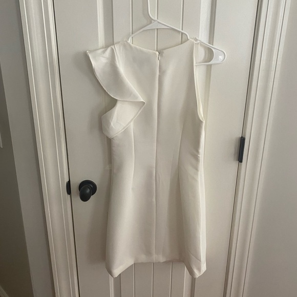 Lulus One Shoulder Ruffle Shift Dress - Picture 4 of 4